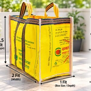 Heavy Duty Yellow PP Woven Shopping Bag